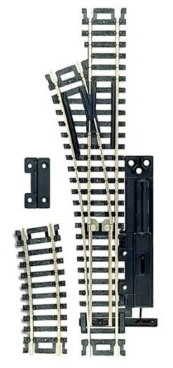Atlas HO 860 Code 100 Left Hand Manual Snap-Switch Track