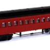 Bachmann Silver Series HO 13402 1860-1880 Coach, Unlettered (Red)