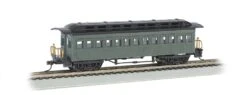Bachmann Silver Series HO 13405 1860-1880 Coach, Unlettered (Green)