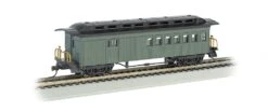 Bachmann Silver Series HO 13505 1860-1880 Combine Car, Unlettered (Green)