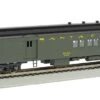 Bachmann Silver Series HO 13603 72' Heavyweight Combine Car With 2-Window Door And LED Lighted Interior, Santa Fe #1524