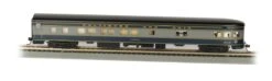 Bachmann HO 14303 85' Smoothside 3-2 Observation Car With Lighted Interior, Baltimore And Ohio "Washington"