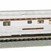Bachmann Silver Series N 14552 85' Streamline Fluted-Side 3-2 Observation Car, Pennsylvania Railroad #7129 (Lighted)
