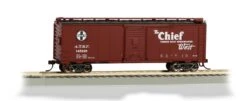 Bachmann HO 16505 40' Steel Box Car, Santa Fe #145225 (El Capitan Slogan)
