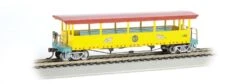 Bachmann Silver Series HO 16602 Open-Sided Excursion Car With Seats, Ringling Bros. And Barnum And Bailey #142