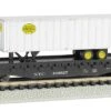 Bachmann N 16753 52' Flat Car With New York Central 35' Trailer, New York Central #499627