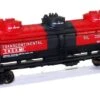 Bachmann Silver Series HO 17142 40' 3-Dome Tank Car, Transcontinental Oil Company #961