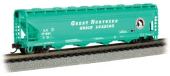 Bachmann N 17561 ACF 56' 4-Bay Centerflow Covered Hopper, Great Northern #171304