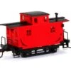 Bachmann Silver Series HO 18449 Bobber Caboose, Unlettered