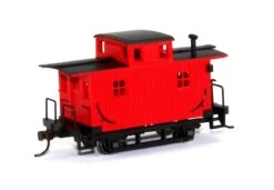 Bachmann Silver Series HO 18449 Bobber Caboose, Unlettered