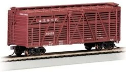 Bachmann Silver Series HO 18502 40' Stock Car, Santa Fe #94135