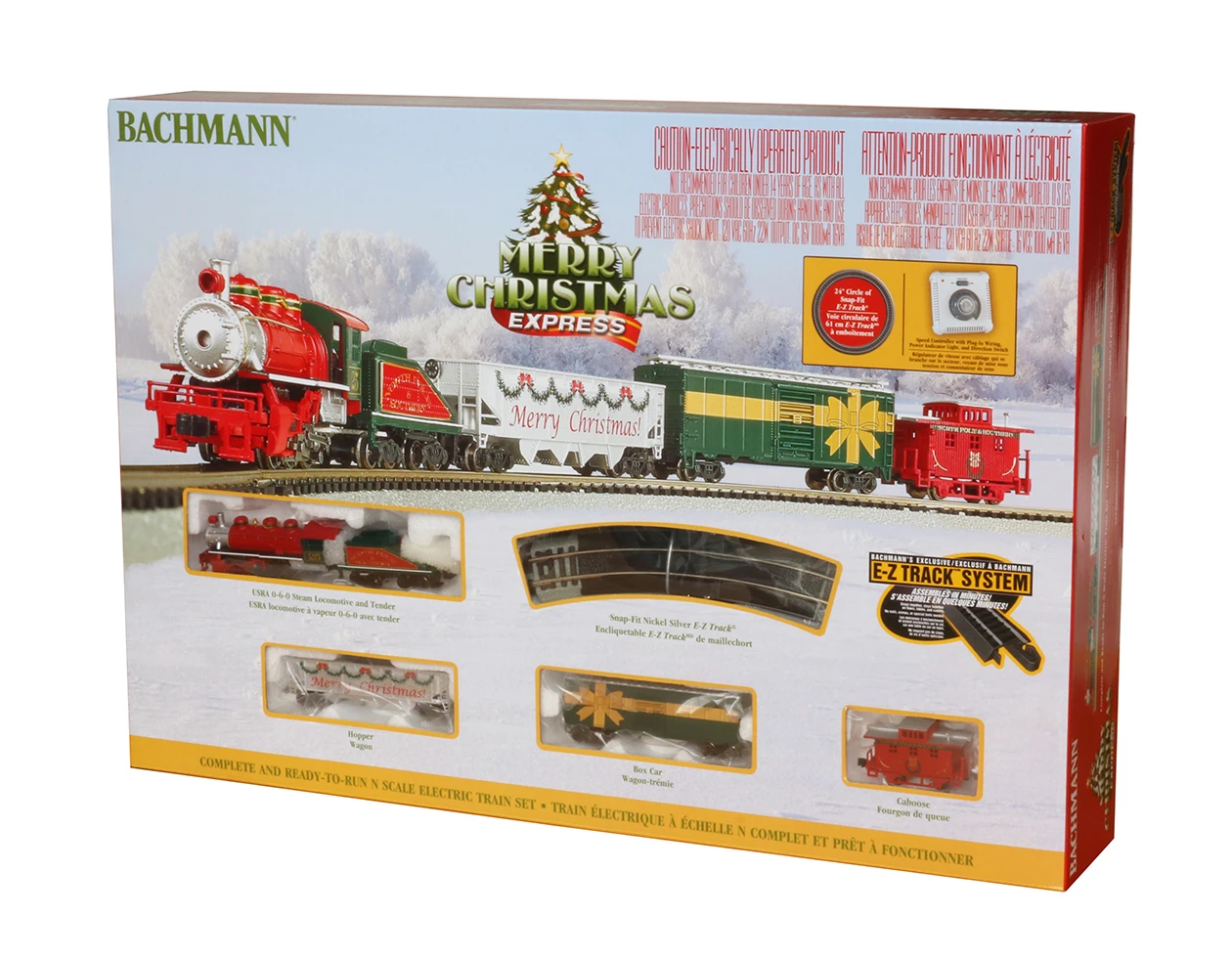 Bachmann N 24027 Merry Christmas Express Train Set 1 Bachmann N 24027 Merry Christmas Express Train Set