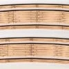 Blair Line HO 130 Laser-Cut 36" Radius Two-Lane Curved Wood Grade Crossings (2 Sets)