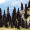 Busch HO 6497 Pine Tree Assortment 60mm To 110mm Tall (50)