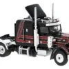 Brekina HO 85713 Peterbilt 359 Sleeper-Cab Tractor, Black/Red