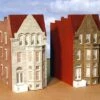Custom Model Railroads HO Mt. Vernon Rowhouse End Units Kit