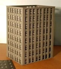 Custom Model Railroads N 018 The Merchants Bank And Trust Company Building Add-On Kit