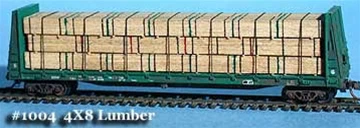 Fine N Scale 1004 4x8 Lumber Loads (6) 1 Fine N Scale 1004 4x8 Lumber Loads (6)