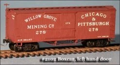 Fine N Scale 2102 36' Truss-Rod Wood Box Cars Kit, Undecorated (2)