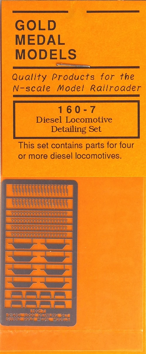 Gold Medal Models N 160-07 Diesel Locomotive Detailing Set 2 Gold Medal Models N 160-07 Diesel Locomotive Detailing Set - Image 2