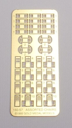 Gold Medal Models N 160-57 Assorted Chairs (16 Chairs In 8 Styles)