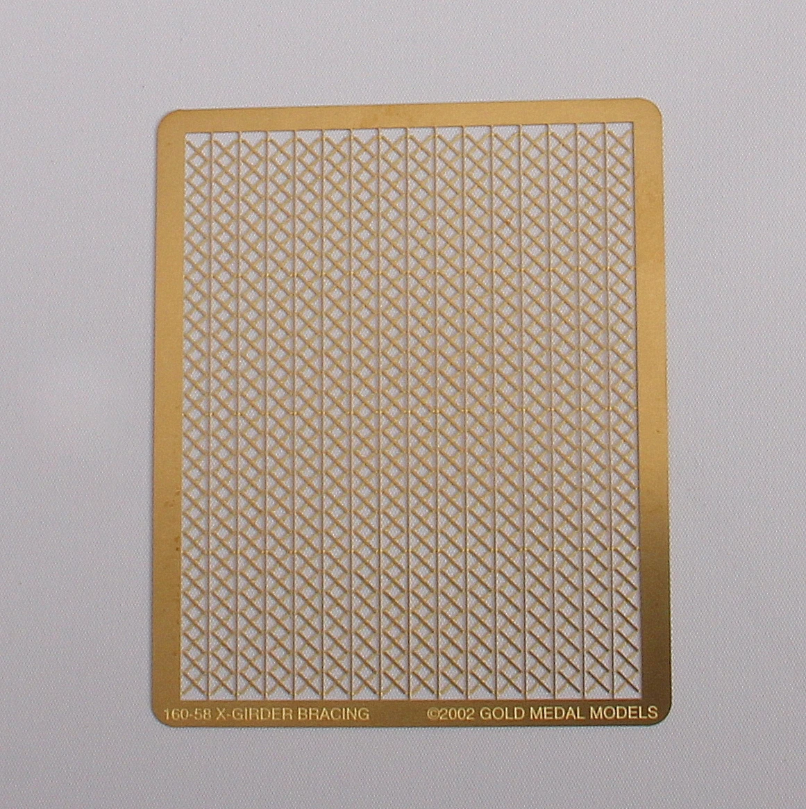 Gold Medal Models N 160-58 X-Bracing For Steel Girders (800 Scale Feet) 1 Gold Medal Models N 160-58 X-Bracing For Steel Girders (800 Scale Feet)