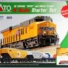 Kato N 1060024 GE ES44AC Gevo And Mixed Freight Starter Set, Burlington Northern Santa Fe