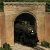 Monroe Models HO 150 B&O Style Single Track Tunnel Portal Kit, Brick