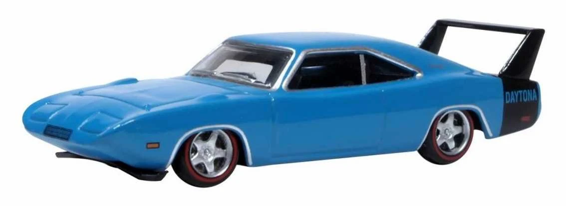 Oxford Diecast HO 87DD69004 1969 Dodge Charger Daytona, Bright Blue 1 Oxford Diecast HO 87DD69004 1969 Dodge Charger Daytona, Bright Blue