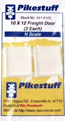 Pikestuff N 541-8105 10 X 12 Freight Door (2 Each)