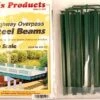 Rix Products HO 628-0125 Highway Overpass Steel Beams (10-Pack)