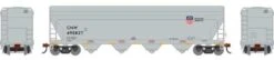 Roundhouse HO 1207 ACF 5250 Centerflow Hopper, Chicago And North Western #490827