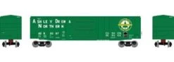 Roundhouse HO 1258 50' ACF Box Car, Ashley Drew And Northern #8097