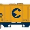 Roundhouse HO 2393 PS-2 2003 2-Bay Covered Hopper, Chessie System (WM) #5608