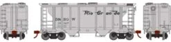 Roundhouse HO 2397 PS-2 2003 2-Bay Covered Hopper, Denver And Rio Grande Western #18327