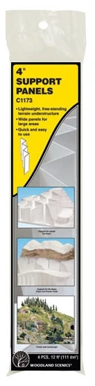 Woodland Scenics C1173 4" Support Panels (4)