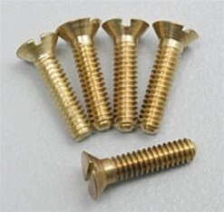 Hob-Bits H848 Flat Head Screws Size:00-80 Length: 1/2" (5-Pack) (d)