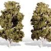 Woodland Scenics TR3539 Waters Edge Trees, 8" To 9" (2)