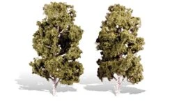 Woodland Scenics TR3539 Waters Edge Trees, 8" To 9" (2)