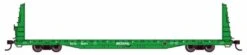 Walthers Mainline HO 910-50602 68' Bulkhead Flatcar, BC Rail #66528