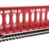 Walthers Mainline HO 910-50710 72' Centerbeam Flat Car, Hampton Lumber (CRLE) #2575