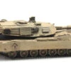 Artitec N 6160078 M1A1 Abrams Main Battle Tank Train Load Desert Scheme