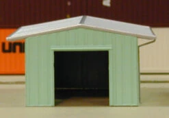 Deluxe Innovations N D355 Armco Steel Building Workshop, Green