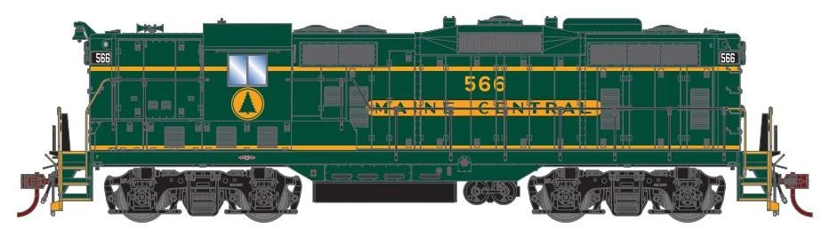 Athearn Genesis HO G82618 GP7, Maine Central #566 1 Athearn Genesis HO G82618 GP7, Maine Central #566