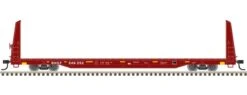 Atlas Trainman HO 20006448 Bulkhead Flat Car, Burlington Northern Santa Fe #546027