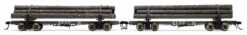 Rivarossi By Hornby HO HR6632 Diecast Log Cars, St. Regis Paper #61/66 (2)