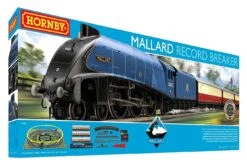 Hornby HO (OO 1:76) R1282T Mallard Record Breaker Train Set, Era 3